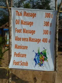 Beach Massage - Services