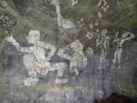 Tham Sam Rock Art - Attractions