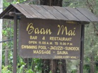 Baan Mai Restaurant Bar and Spa - Restaurants