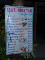 Rawai Muay Thai Massage - Services